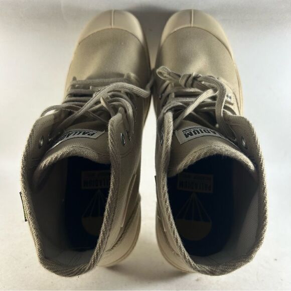 NEW Palladium Pampa Hi Ankle Boots Beige Size Men’s 9.5 Women’s 11 - Picture 3 of 8